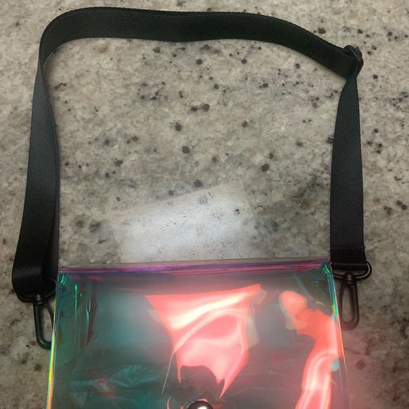 Holographic transparent Crossbody Bags - Picture 3 of 4